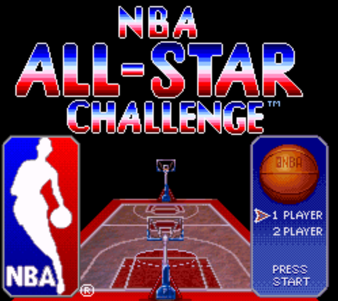 NBA All Star Challenge Title Screen
